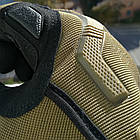 🔥 Рукавички полнопалые "Mechanix. M-Pact" (койот) тактичні, військові, штурмові, нгу зсу, фото 5