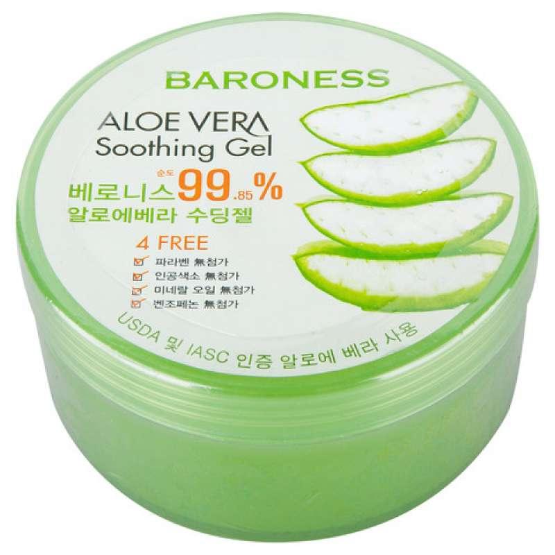 Багатофункціональний зволожувальний гель алое Baroness Aloe Vera Soothing gel 99% 300 мл