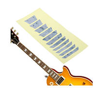 Стикеры маркеры инкрустация для накладки грифа электрогитары Gibson Les Paul Standart ES SG