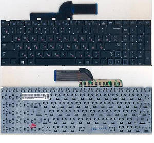Клавіатура для ноутбука Samsung NP300E5, NP300V5, NP305E5, NP305V5 RU чорна нова