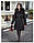 Жіноча куртка парка з хутром на капюшоні хутряна бавовняна підкладка, фото 4
