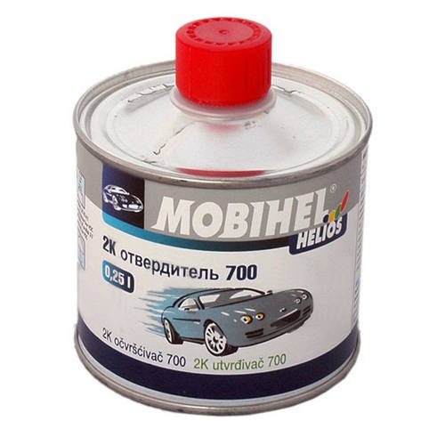 Грунт компактпраймер Mobihel 2К HS 4:1 WINTER LOW VOC 1л сірий + затверджувач 750 0,25 л, фото 3