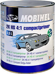 Грунт компактпраймер Mobihel 2К HS 4:1 WINTER LOW VOC 1л сірий + затверджувач 750 0,25 л