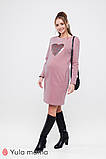 Тепла сукня для вагітних і годування MILANO DR-49.182 рожева, фото 2