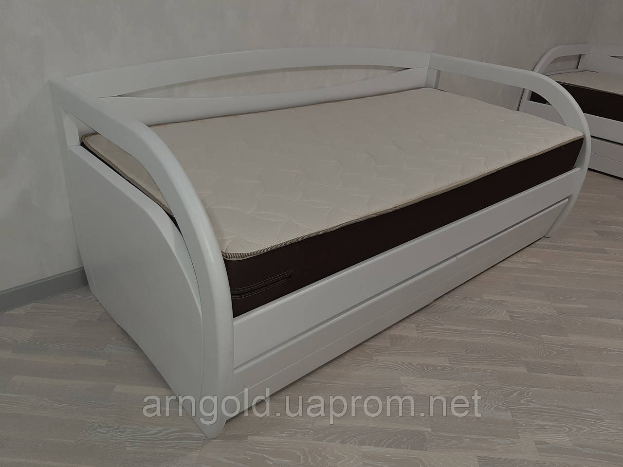 Ліжко дерев'яне біле Bavaria Arngold