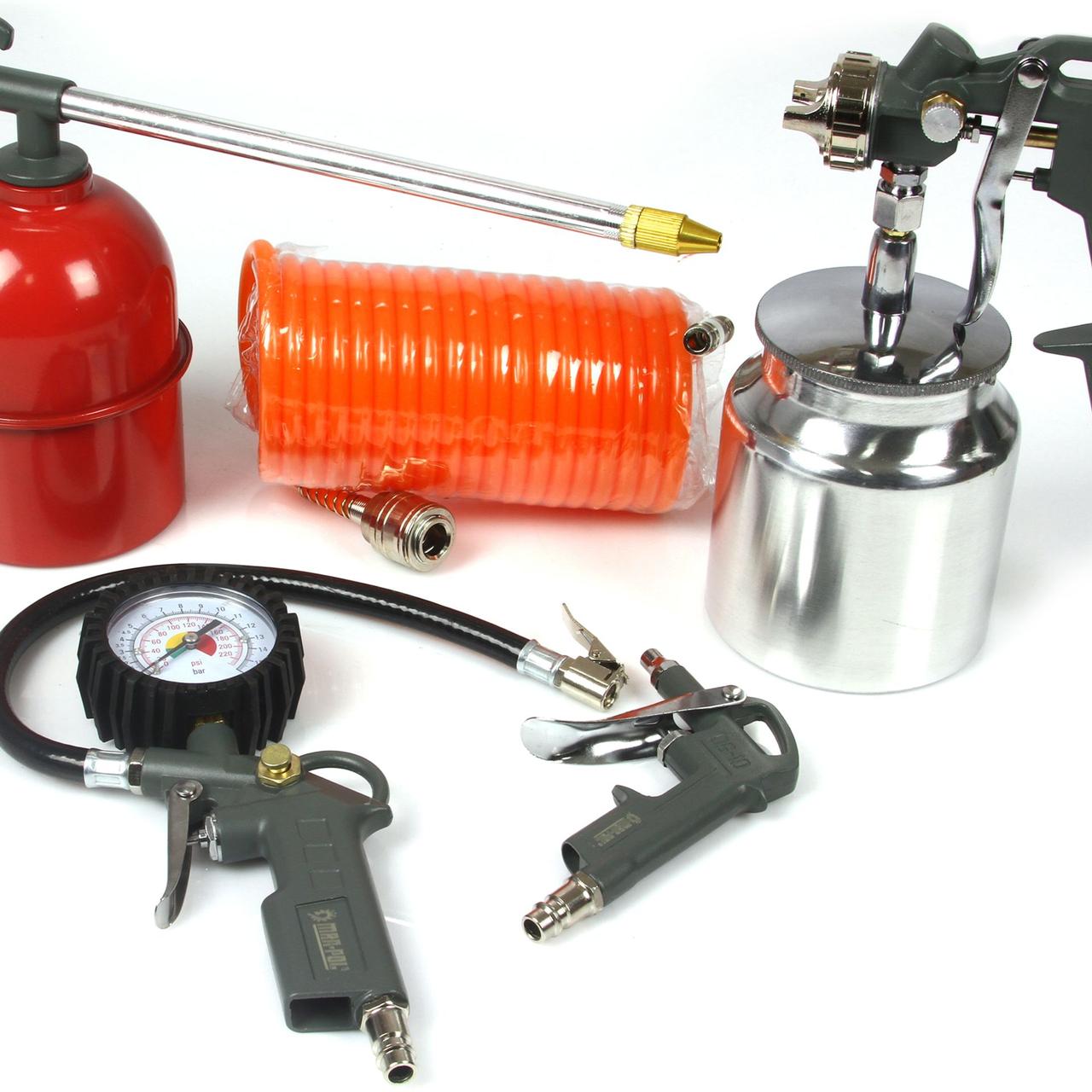 Набор для покраски 5шт с баком (блистер)