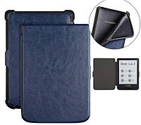 Чохол обкладинка PocketBook 616 617 627 632 606 628 633 Автосон Dark Blue темно-синій