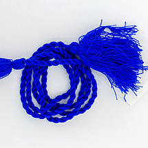Пояс шнурок  синій, фото 2