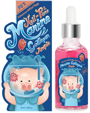 Сироватка для обличчя Elizavecca Witch Piggy Hell Pore Marine Collagen Ample 95% на морському колагені