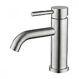 Змішувач для умивальника неіржавка ZERIX LR71005-1 SUS304, фото 2