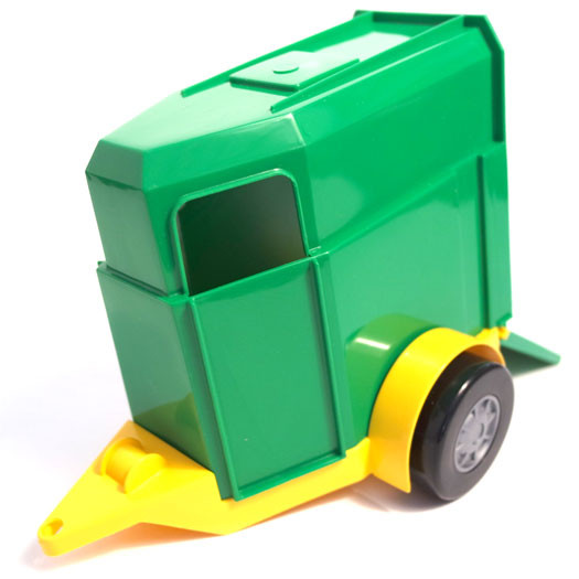 Игрушечная машинка трактор с прицепом в коробке (39009) Wader - фото 9 - id-p121976017