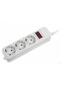 Фільтр мережевий Maxxter SPM3-G-10G, 3 розетки, сірий 3м (із запобіжником)