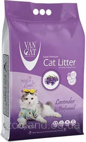 VanCat Lavander Комкуватий наповнювач, 5 кг