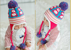 Шапка детская осень зима шапка дитяча осінь зима, фото 2