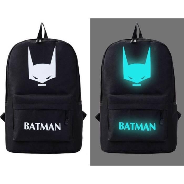 Світиться міський рюкзак з usb зарядкою + замок (Бетмен)