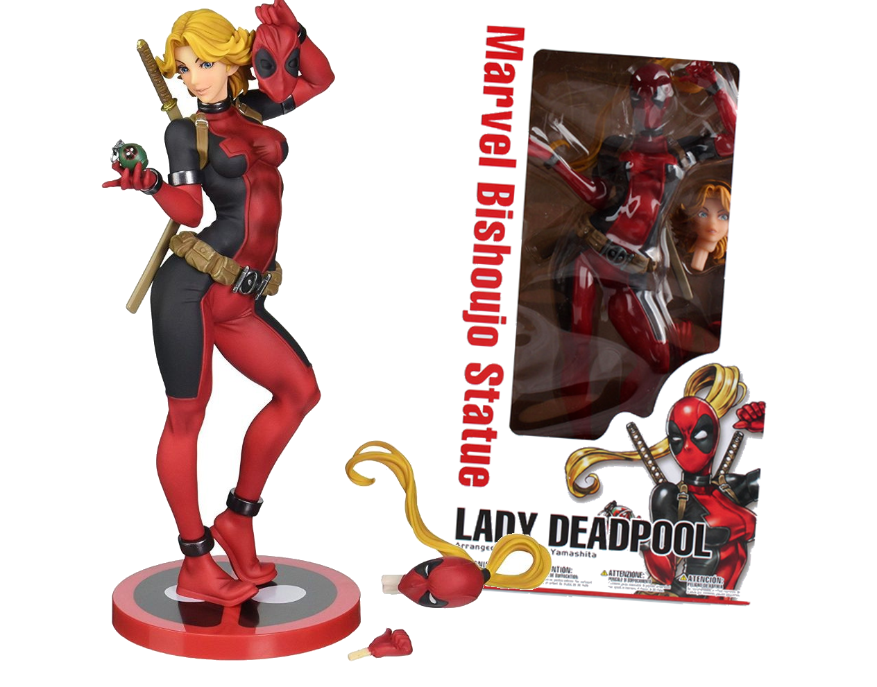 Статуетка Kotobukiya Леді Дедпул Marvel Bishoujo Statue Lady Deadpool statue 23.5см DP 10.45