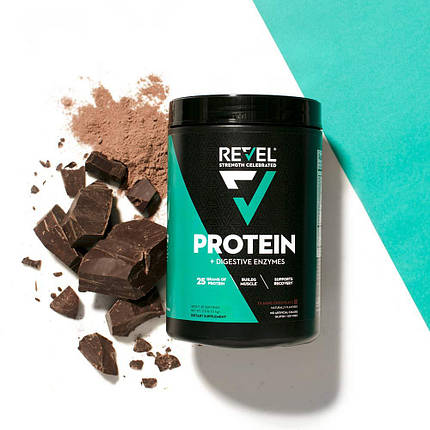 Протеїн для жінок + CLA + інзими Revel Women's Protein Powder + Digestive Enzymes 1100 г, фото 3