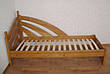 Кутова односпальне ліжко дерев'яна біла "Радуга - 2" від виробника, фото 5