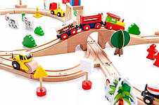 Дерев'яна дитяча залізниця Ecotoys, фото 3