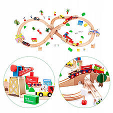Дерев'яна дитяча залізниця Ecotoys, фото 4