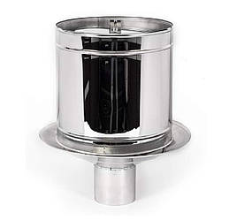 Іскрогасник з нержавіючої сталі одностінний