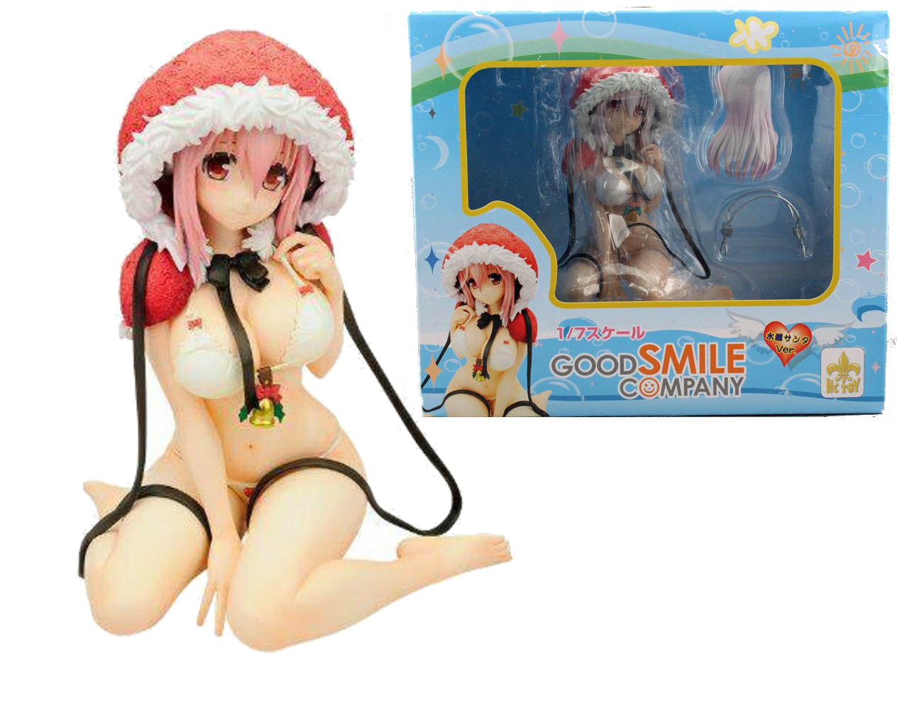 Фігурка Alter Супер Соніко Swimsuit Santa New Alter Nitro Super Sonic Super Sonico Anime 13см 22. 48