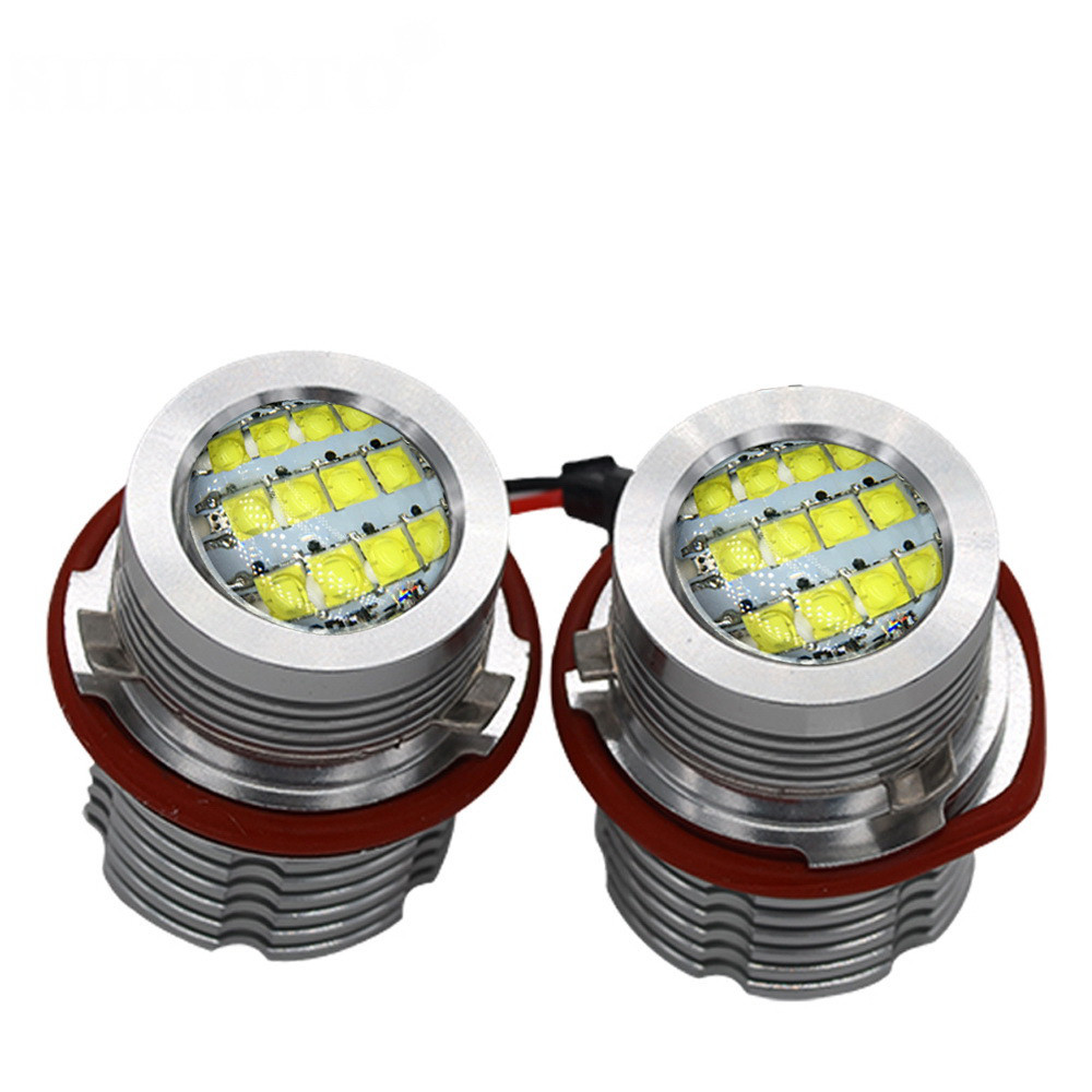 LED маркери для ангельських очей на BMW E39, 60W CREE LED