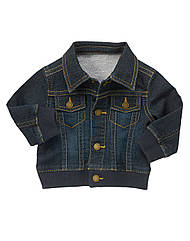 Дитяча джинсова куртка для хлопчика 12-18, 18-24 місяці