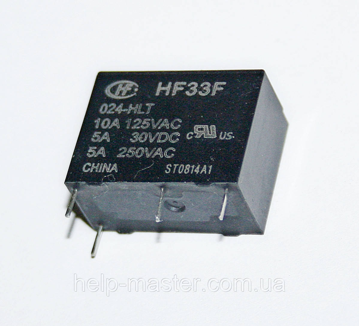 Реле HF33F/024-HLT (24VDC), фото 1