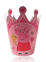 Корона картонная детская Свинка Пеппа 1296