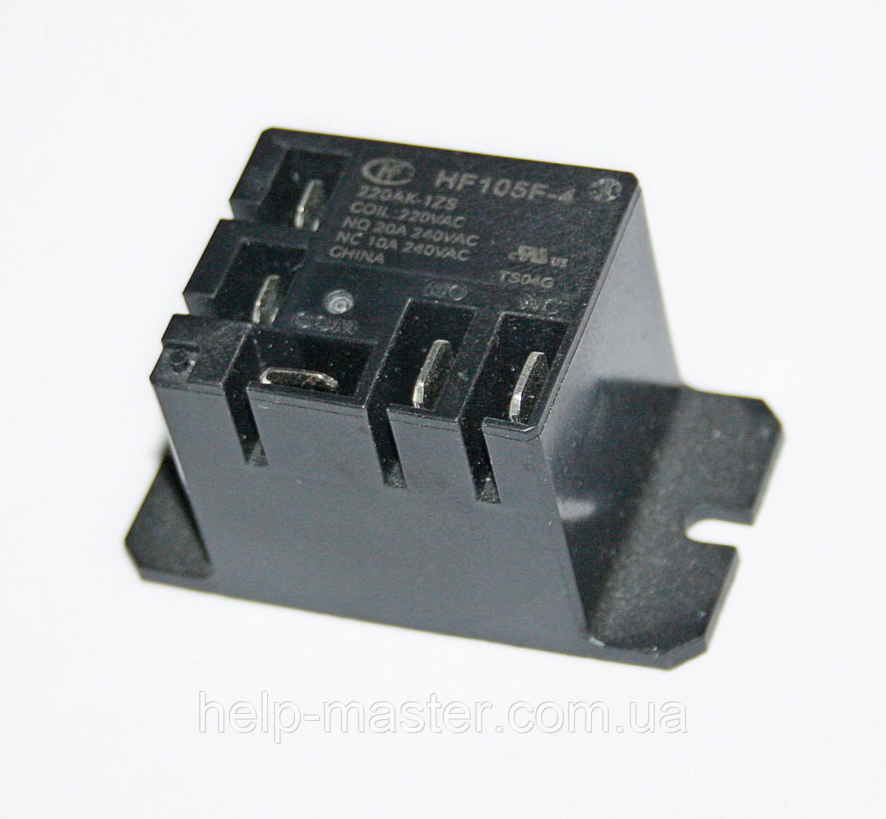 Реле HF105F-4/220AK-1ZS (220VAC), фото 1