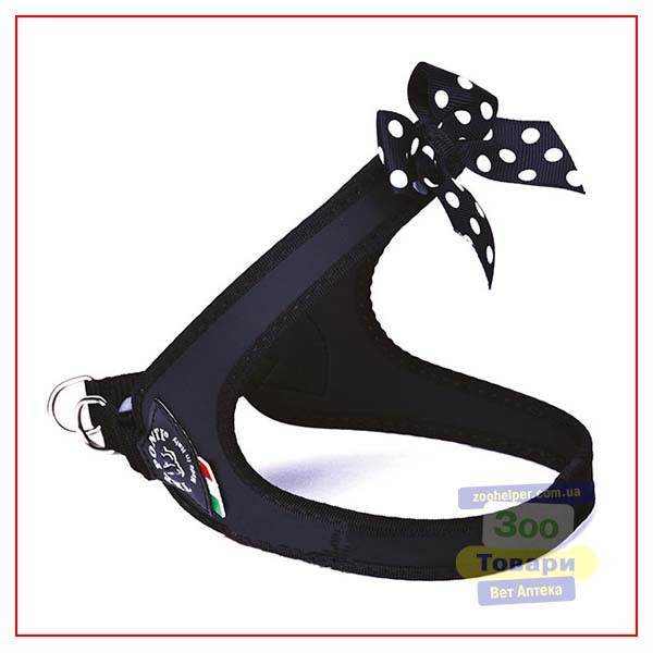 Шлея Tre Ponti Fashion Polka, черный, F0047N SIZE 2 (4-5 kg) (Tre Ponti ...