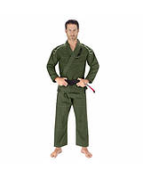 Кімоно для чоловіків GI в BJJ Бразильського джиу-джитсу ELITE SPORTS ULTRA LIGHT PRESHRUNK GREEN ADULT