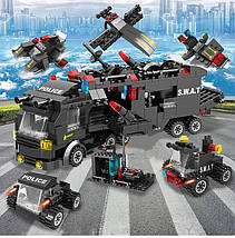 Полиция SWAT грузовик трансформер (9в1) конструктор Аналог Лего, фото 2