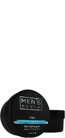 Гума для креативного моделювання зачіски PROFI Style "MEN'S style" для креативного моделювання зачіски (80 мл)