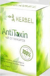 Herbel AntiToxin - чай від паразитів (Хербел Антитоксин)- коробка