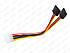 Перехідник molex (IDE) to 2 x SATA Atcom, фото 7