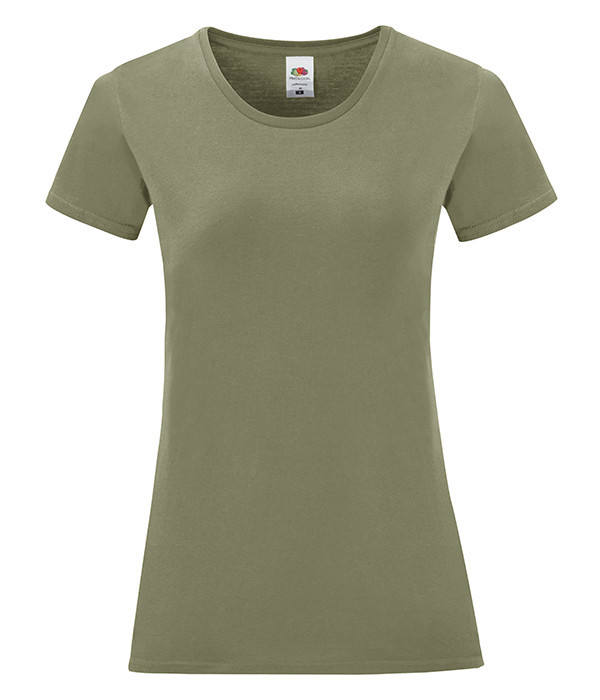 Жіноча футболка Iconic L, 59 Оливковий, фото 1