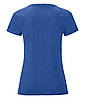 Жіноча футболка Iconic M, R6 Синій Меланж, фото 2