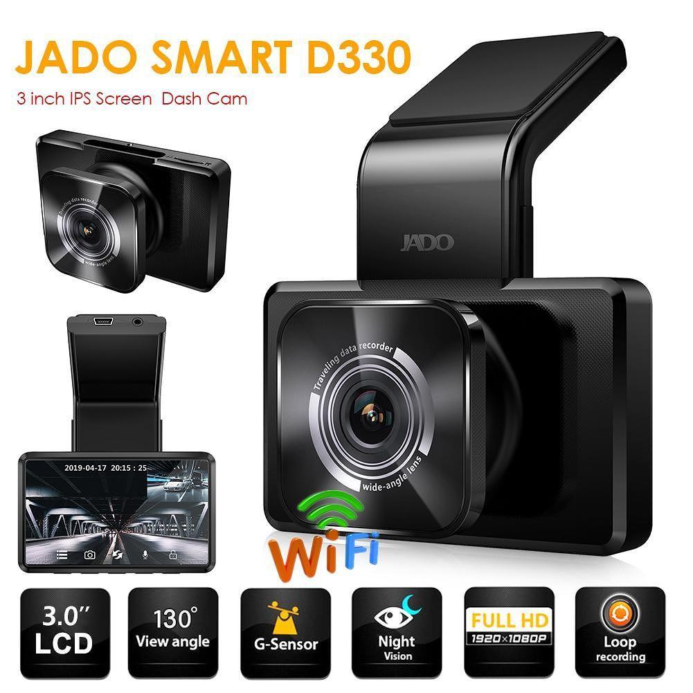 Відеореєстратор Jado D330, дві камери, WIFI, Gps-treker