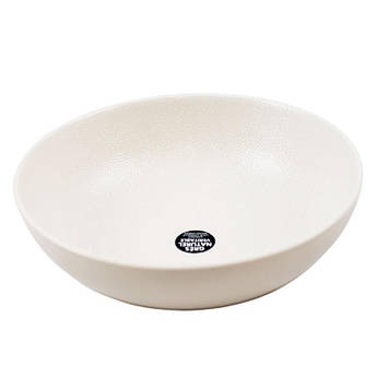 Салатник із кераміки в білому кольорі з текстурною поверхнею Vesuvio Bastide