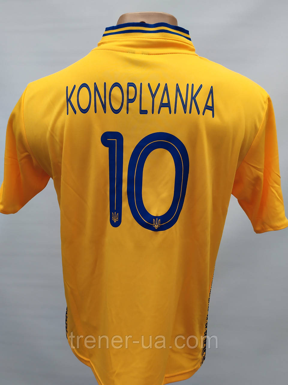 Футбольна форма дитяча Україна Коноплянка в стилі Joma ЧМ 2018 жовта
