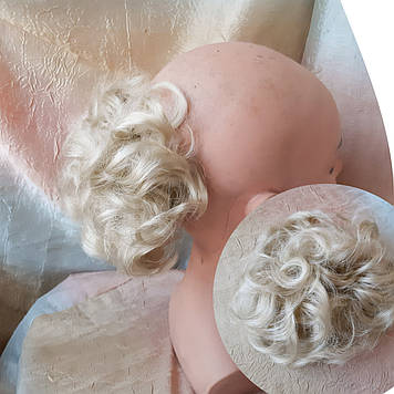 Гумка шиньон з канекалона перлинний блонд 0215V-122