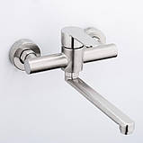 Змішувач для кухні (настінний) з неіржавкої сталі (SUS304) SANTEP 1116ES, фото 2