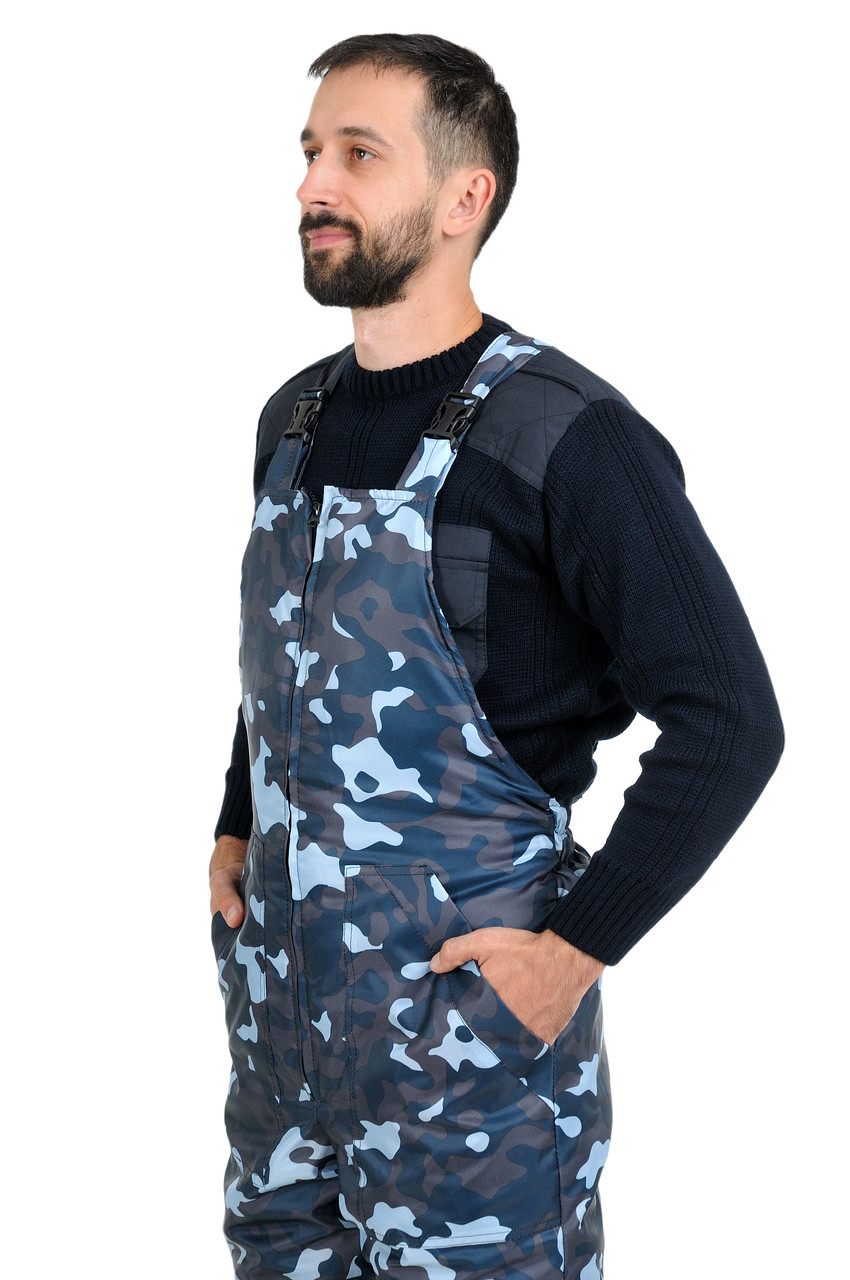 Напівкомбінезон утеплений камуфляж, фото 1