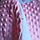 Конверт-ковдра мінки на махрі, рожевий, фото 4