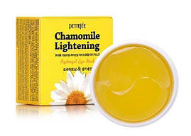 Заспокійливі гідрогелеві патчі Petitfee Chamomile Lightening Hydrogel Eye Mask 60 шт.