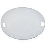 Керамічне блюдо овальної форми Costa Nova Pearl 40х28 см, фото 2