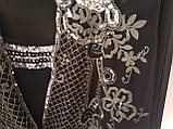 Святкова чорна туніка з вишивкою і нижнім топом 62-64 Giani Forte, фото 6