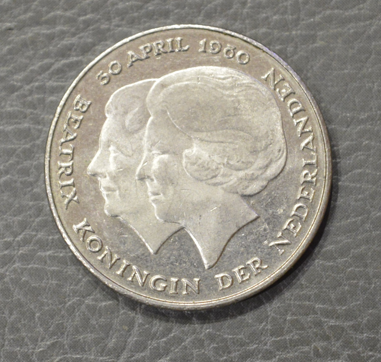 Нідерланди 2 1/2 гульдена 1980 рік ювілейна